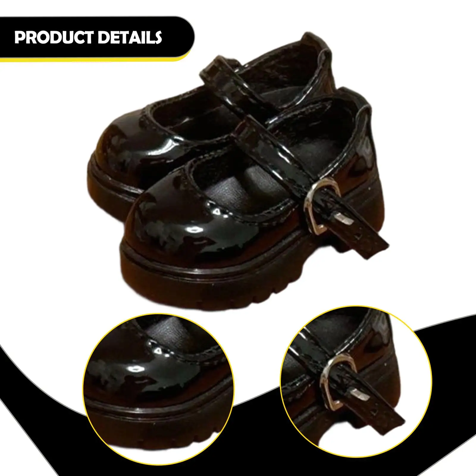 Zapatos de muñeca con plataforma mini moderna para disfraz - imagen 3