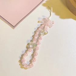 Cadena para móvil con cuentas corazón niña – Cordón joya
