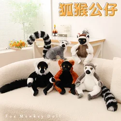 Peluche de lémur cola anillada en espiral, ideal para regalo