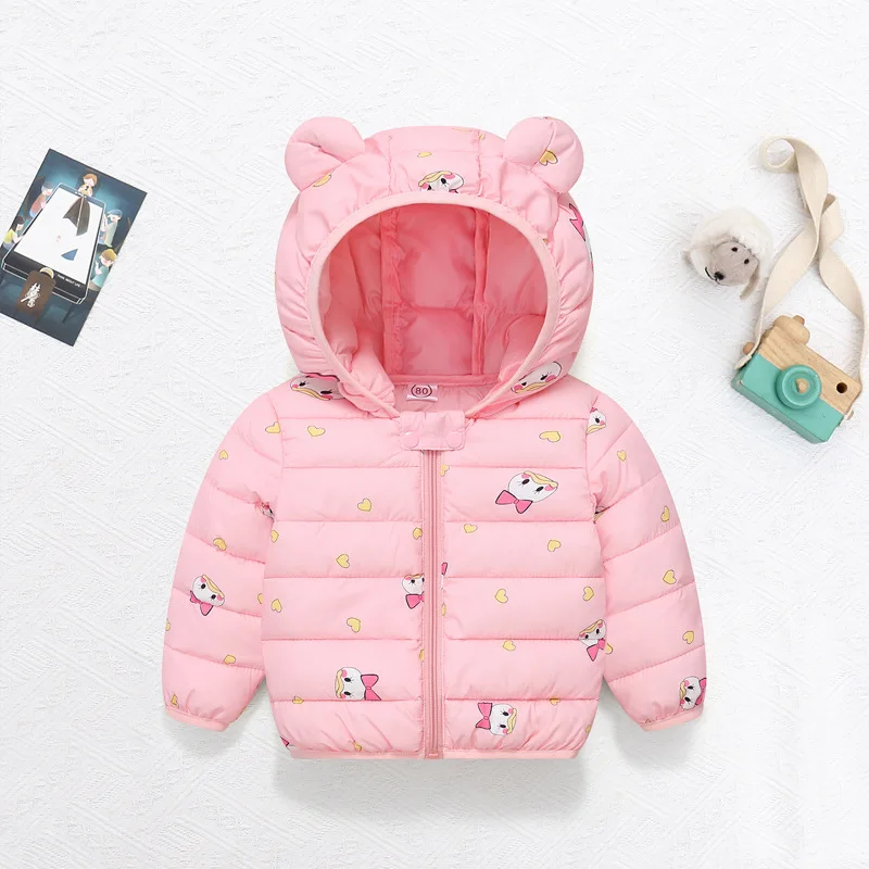 Chaqueta de plumón niña acolchada con capucha – Abrigo cálido - imagen 4