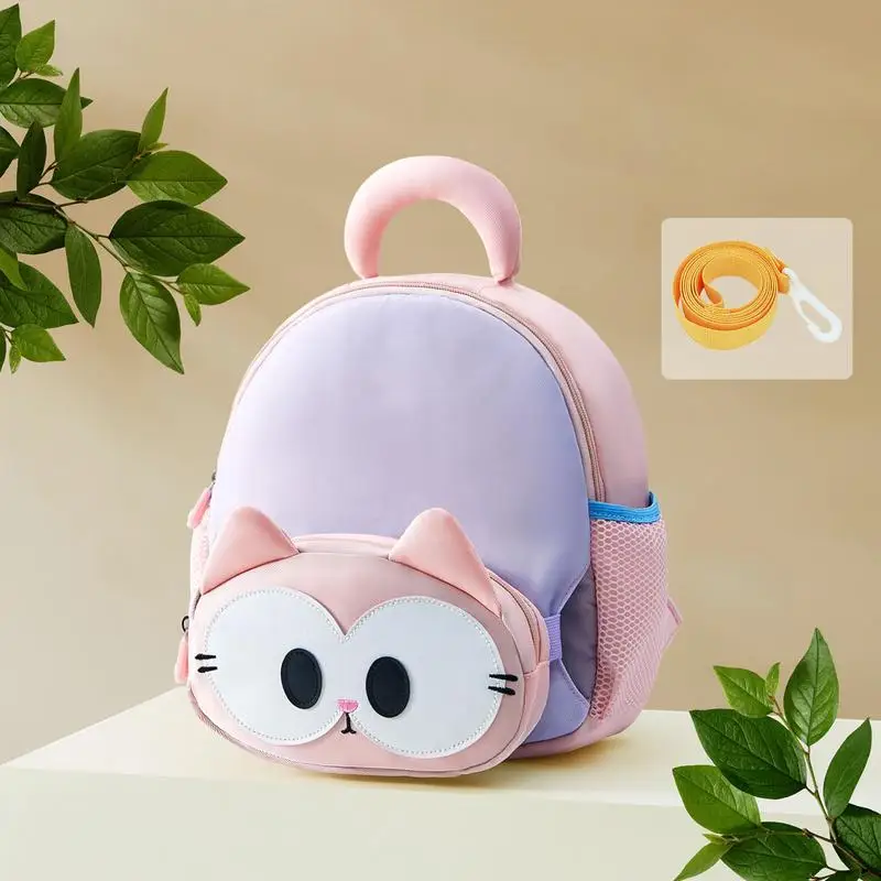 Mochila infantil con diseño de gato - ideal para guardería diaria - imagen 2