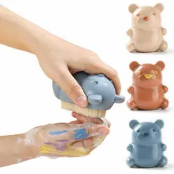Cepillo de limpieza de uñas para chico con cerdas suaves estilo animal
