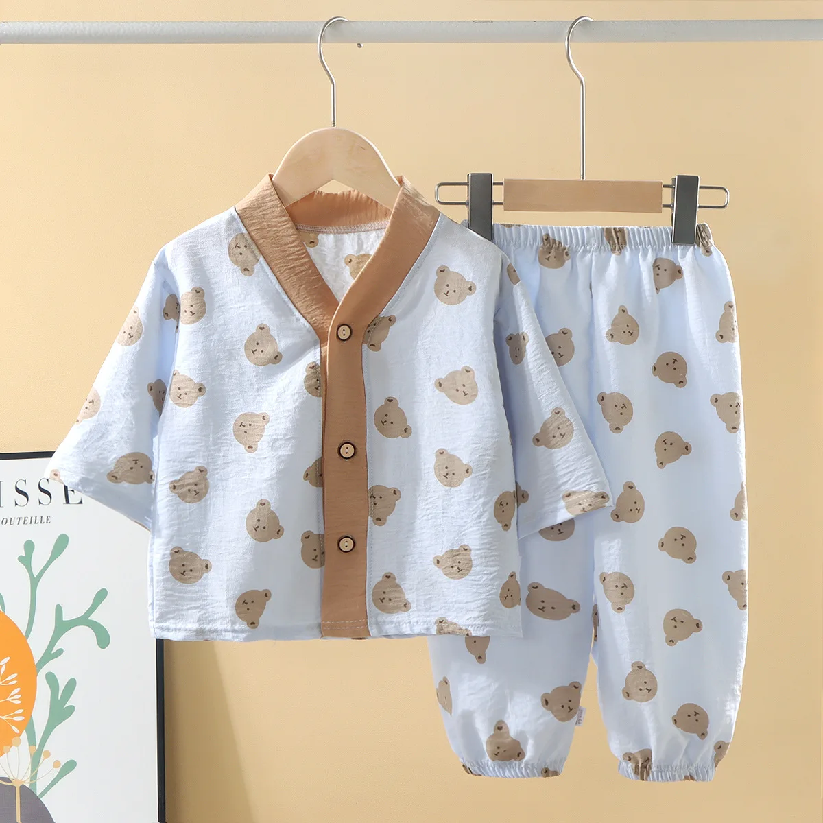 Pijama liso para estar en casa