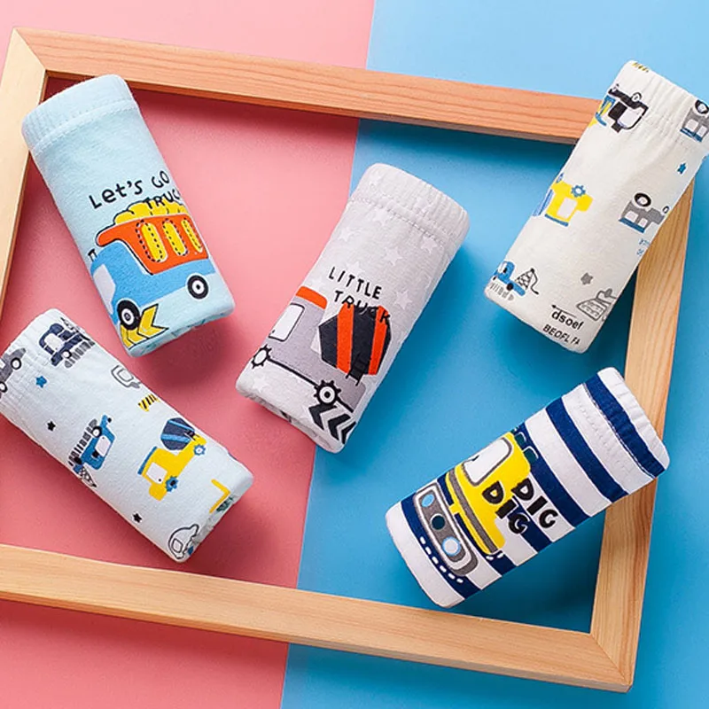 Calzoncillos de algodón con estampados de coches para niños – Transpirables y suaves - imagen 2