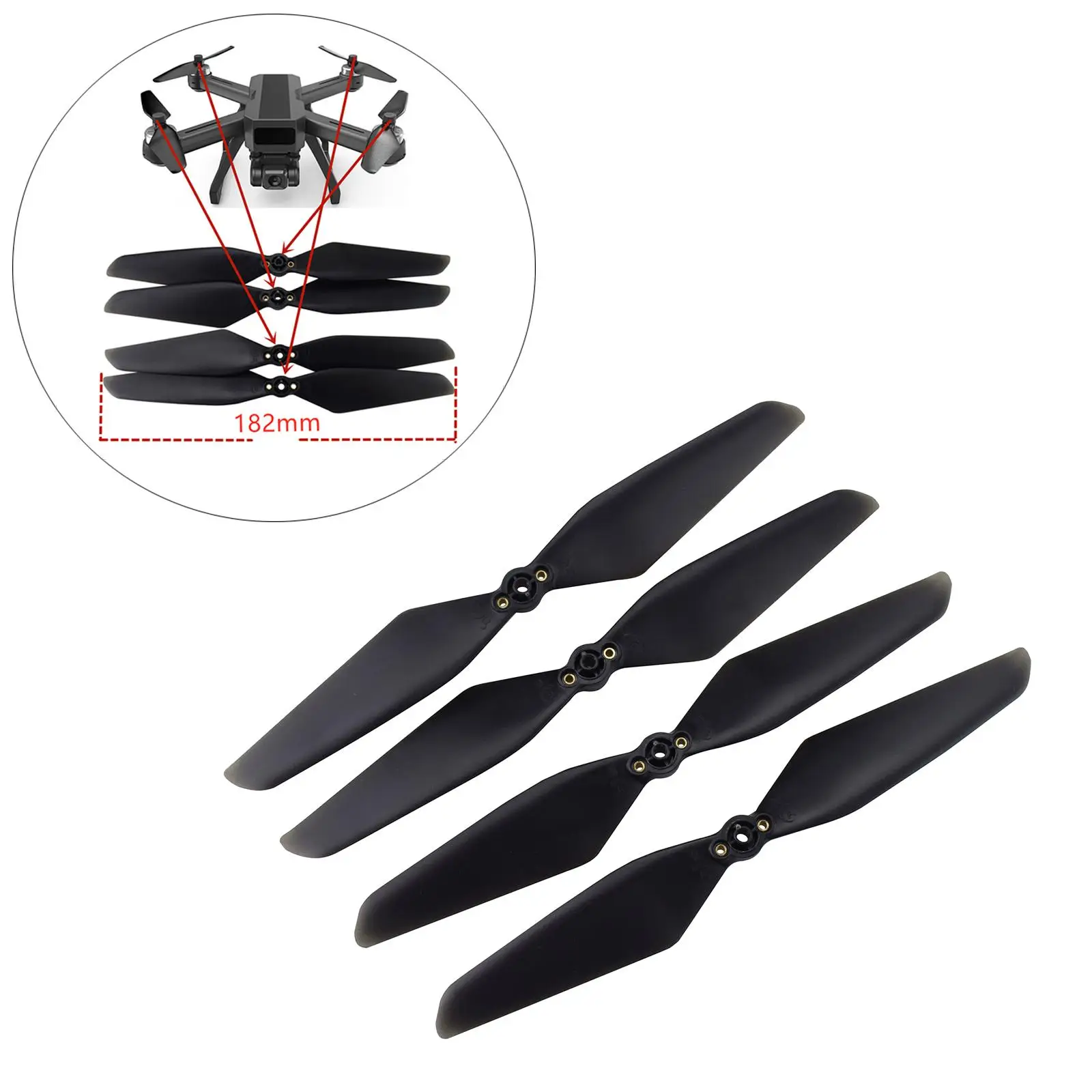 Hélices de dron RC con liberación rápida, repuestos ABS - imagen 4