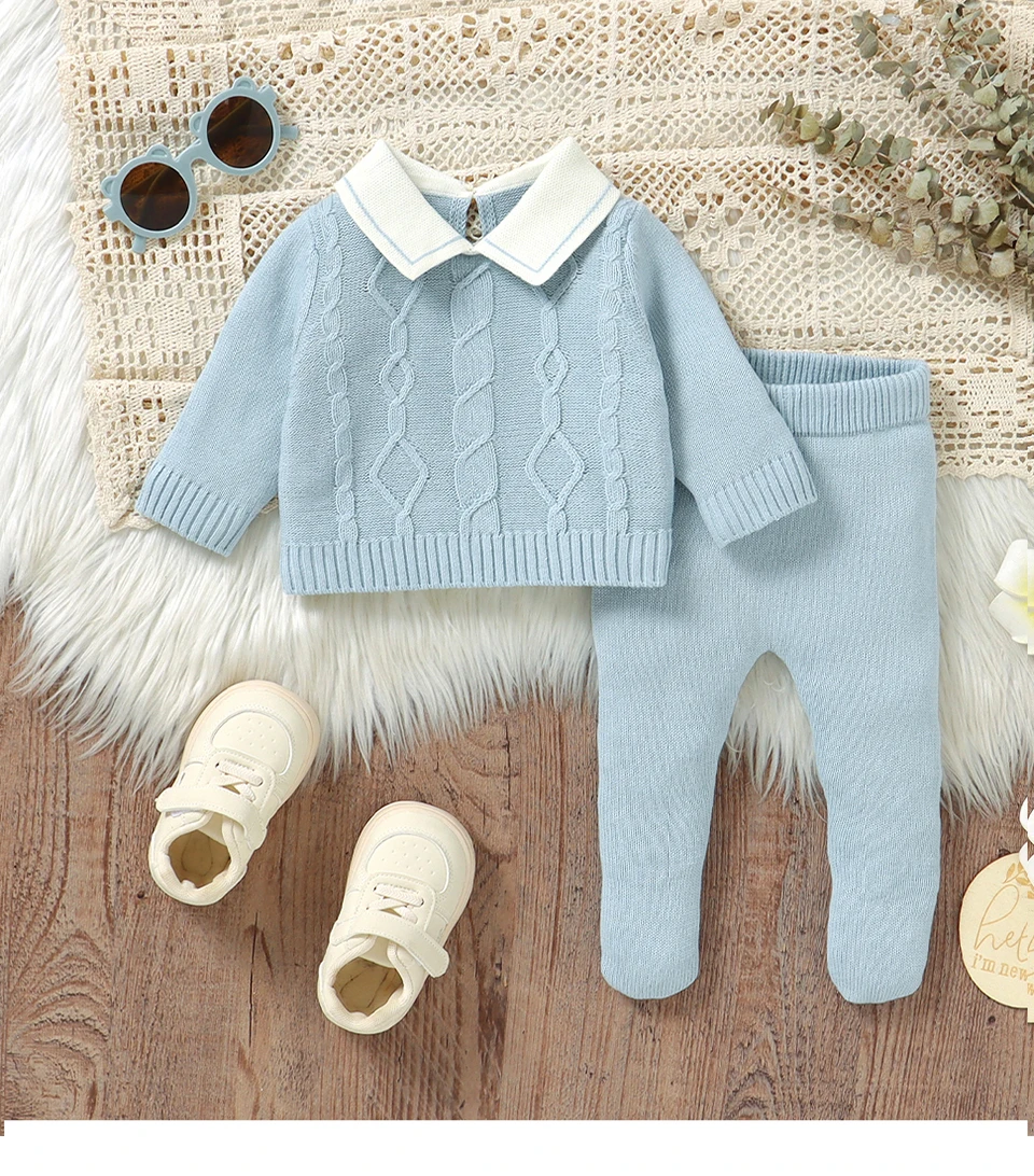 Conjunto de invierno bebé mimixiong jersey y leggings