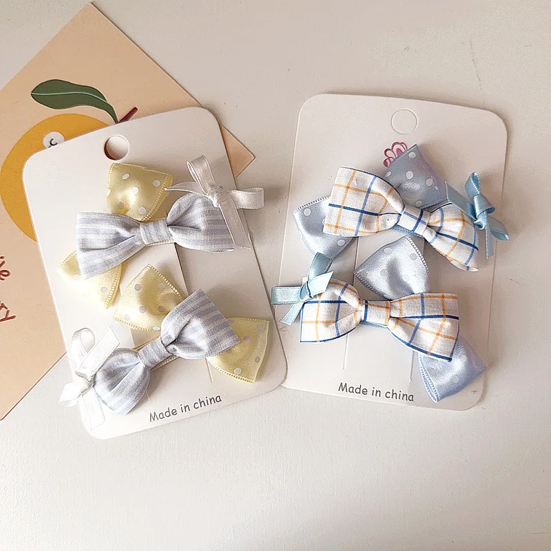 Pinzas para el cabello con lazo asimétrico infantil – Princesa - imagen 5
