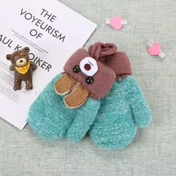 Guantes de invierno térmicos para bebé – Lana y algodón suaves