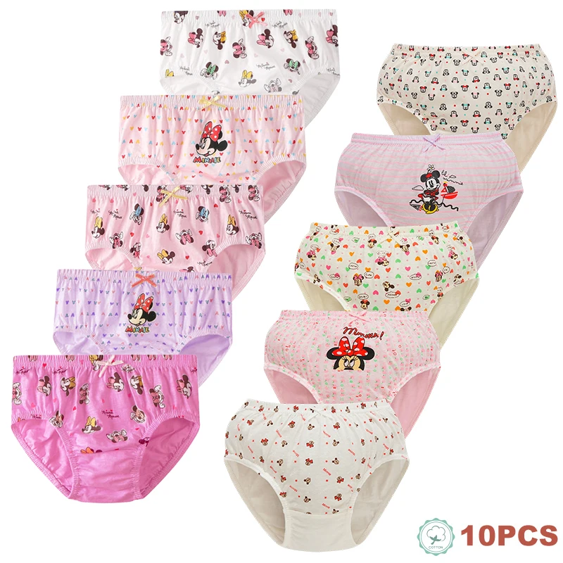 Bragas de Minnie triangulares de algodón para niñas pequeñas - imagen 5