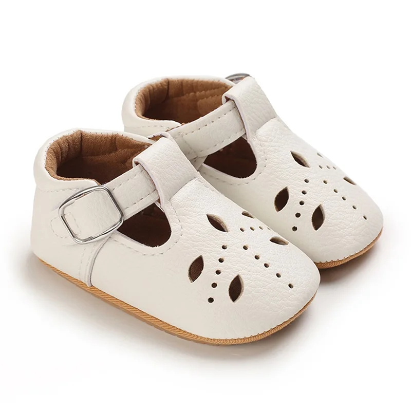 Mocasines antideslizantes Pointelle de suela suave para primeros pasos - imagen 4