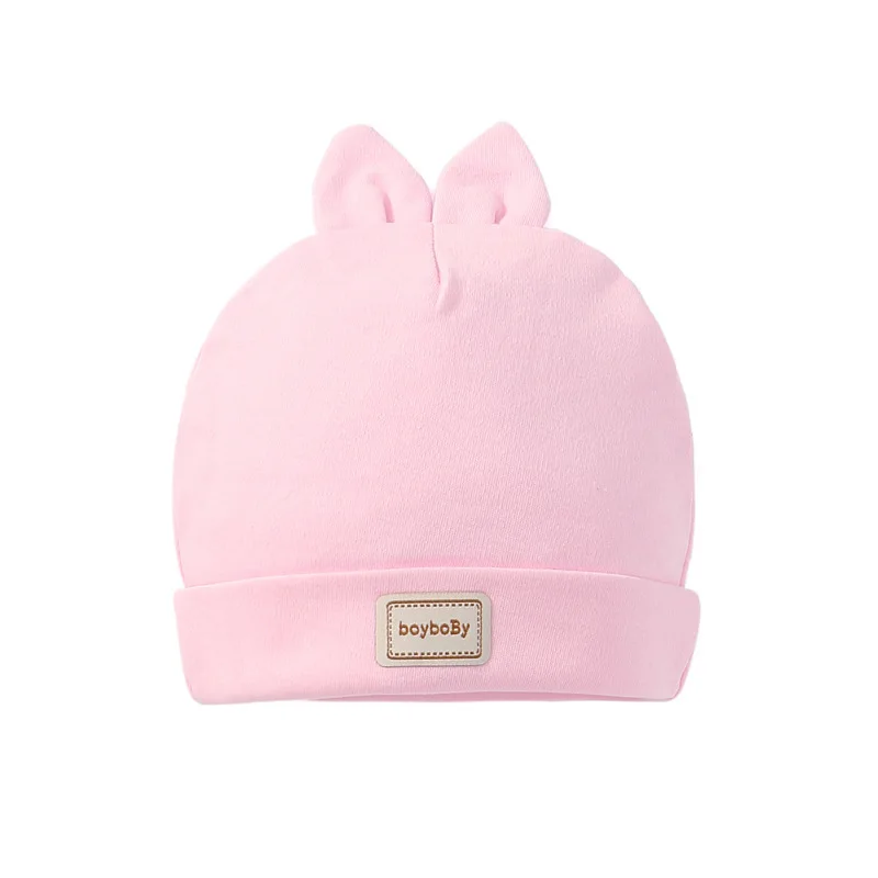 Gorro de algodón para recién nacido con elástico suave - imagen 3