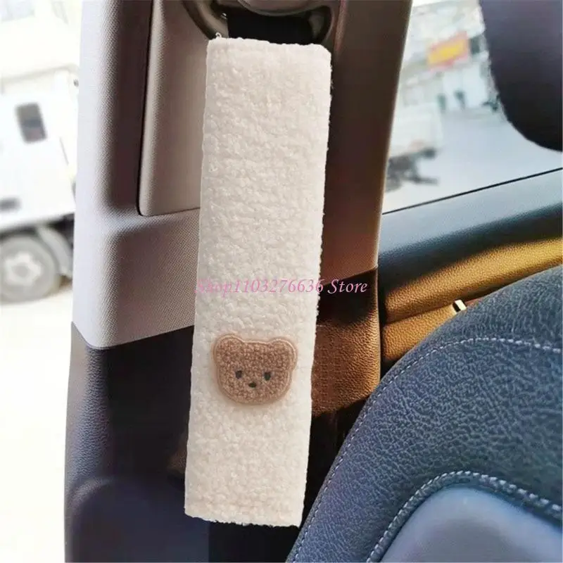 Protector de cinturón para bebé con diseño oso y conejo - imagen 5