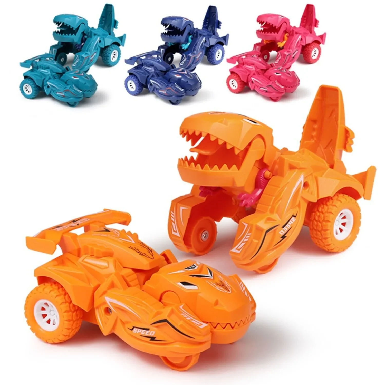 Camión monstruo transformable dinosaurio para niños – juguete - imagen 2