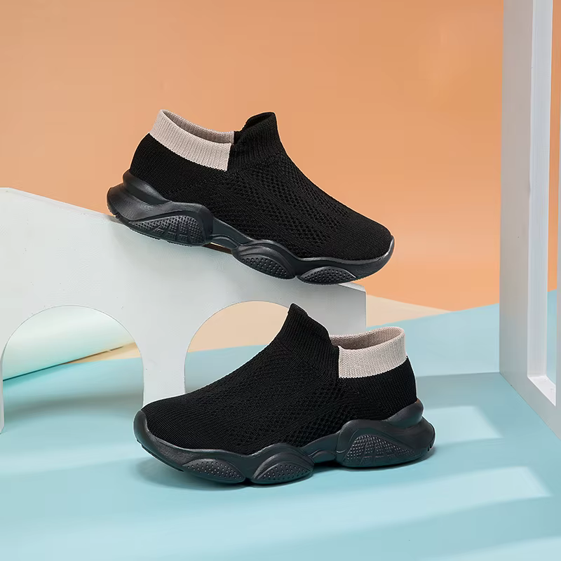 Zapatillas deportivas de cuero con malla transpirable para niños - imagen 5