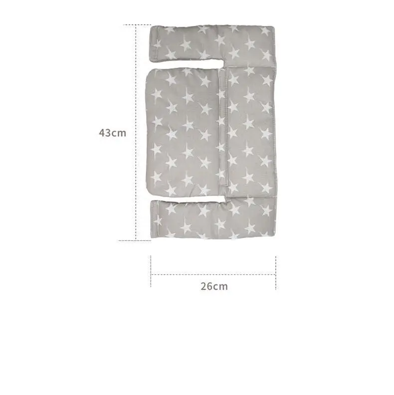 Cojín suave beige para silla de crecimiento