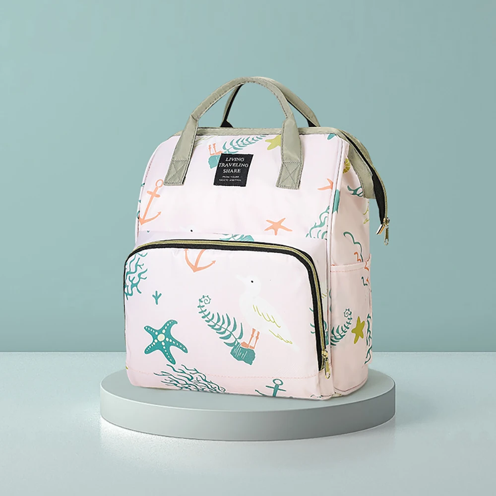 Bolso de mamá amplio con doble asa y compartimentos para bebé - imagen 5