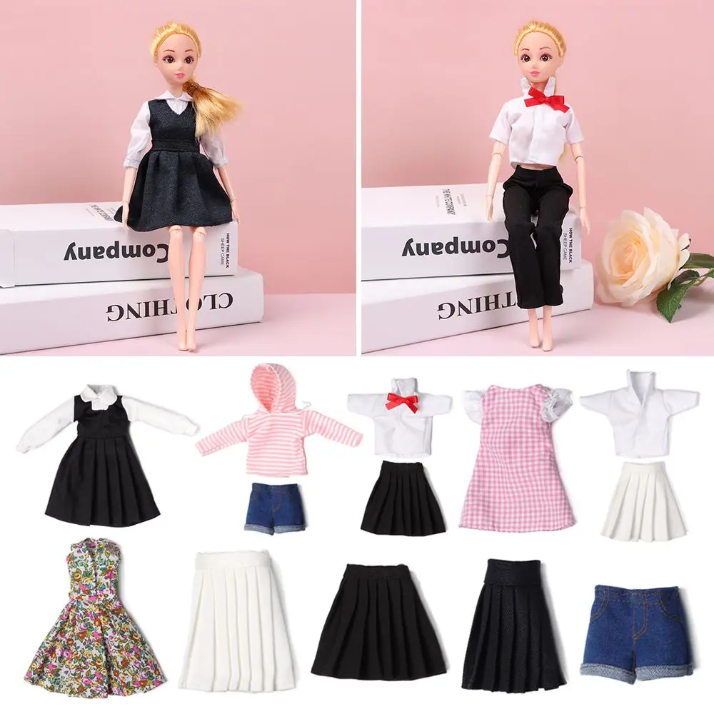 Top marinero y camisa para muñecas de 30CM