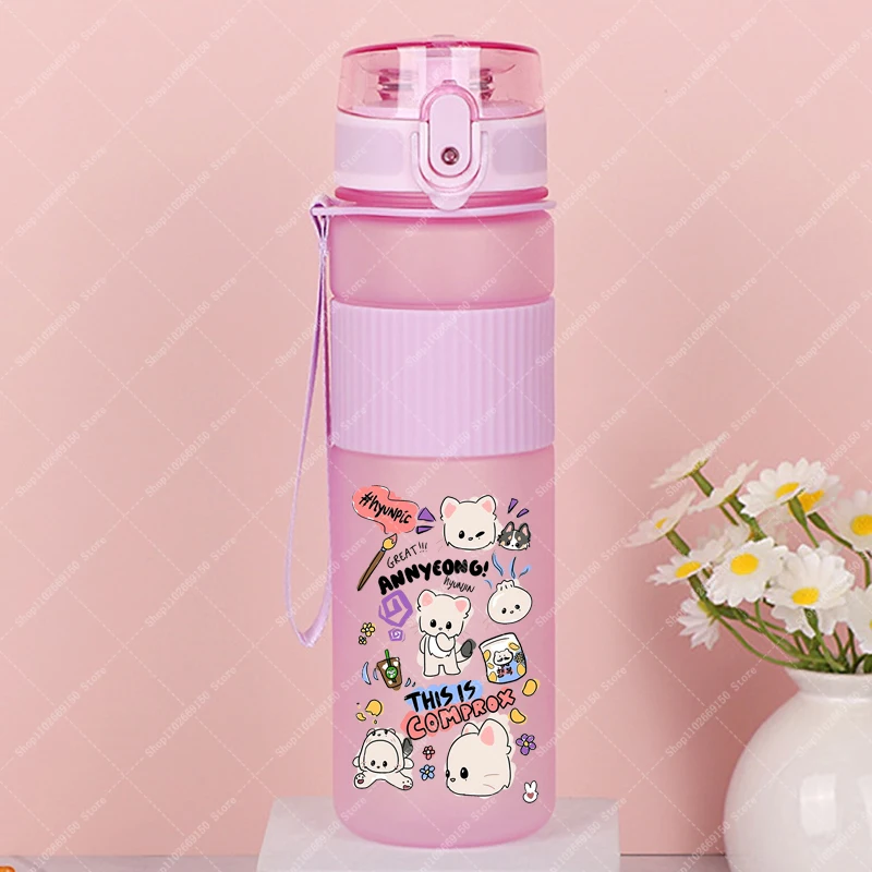 SKZooed botella de agua infantil deportiva con dibujos para niñas