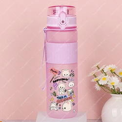 SKZooed botella de agua infantil deportiva con dibujos para niñas