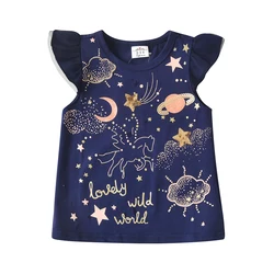 DXTON Camiseta de tirantes de algodón para niña – Ideal verano