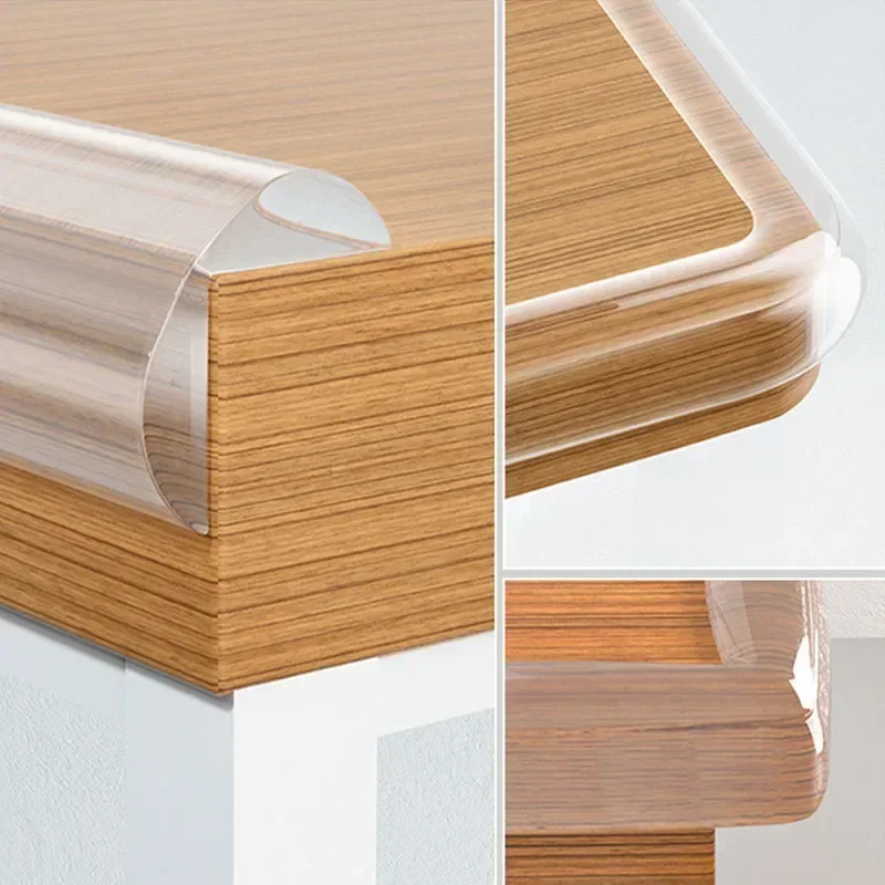Protectores de esquinas en L transparentes de PVC – tira adhesiva - imagen 4