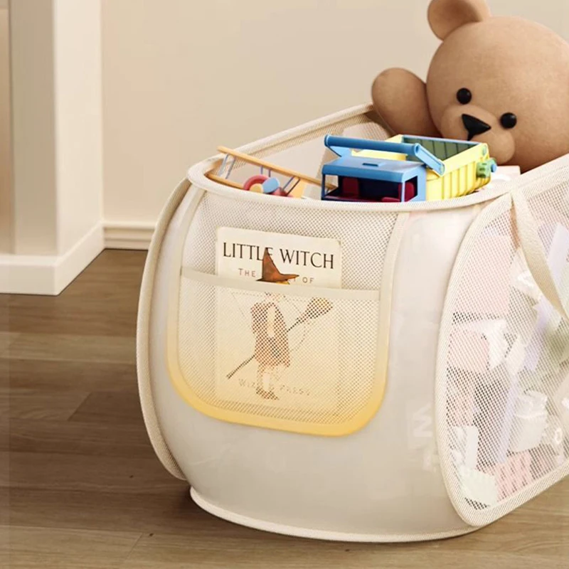 Cesta de almacenamiento infantil de malla transpirable para juguetes - imagen 3