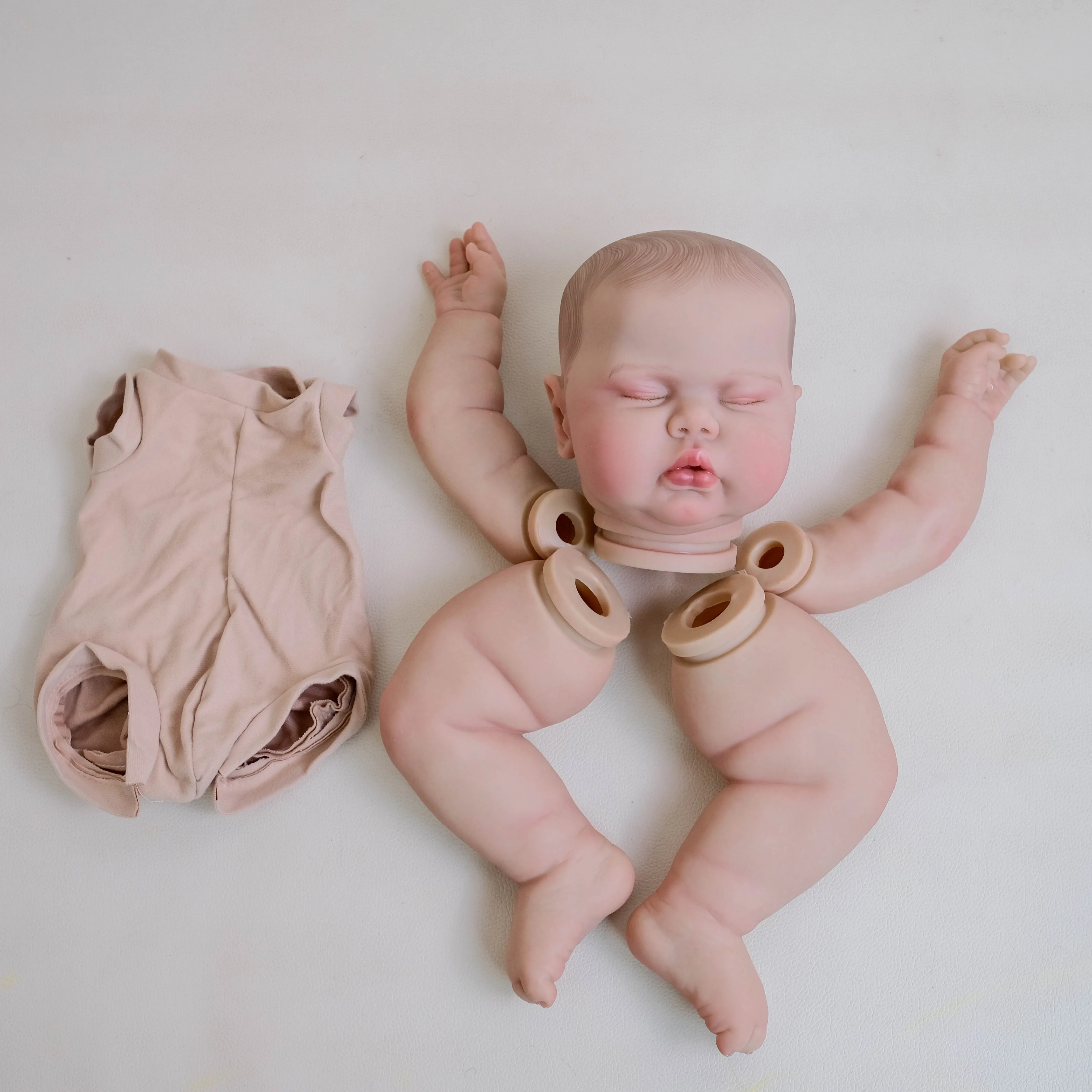 Muñeca reborn realista Pickle con kit de pintura y piel 3D - imagen 3