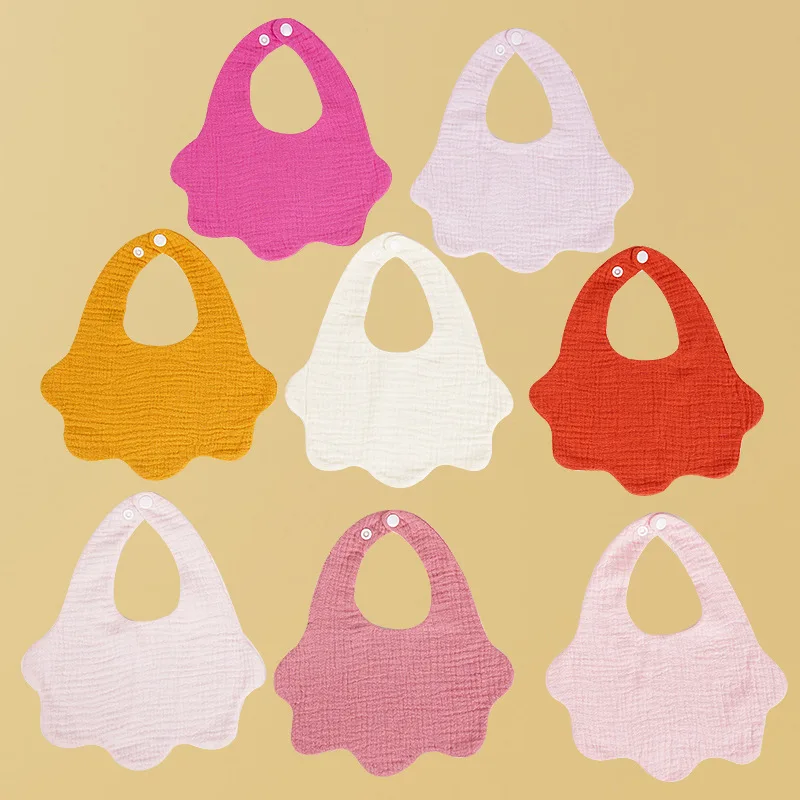 Baberos de algodón para bebé con estampado y paños eructar suaves - imagen 3