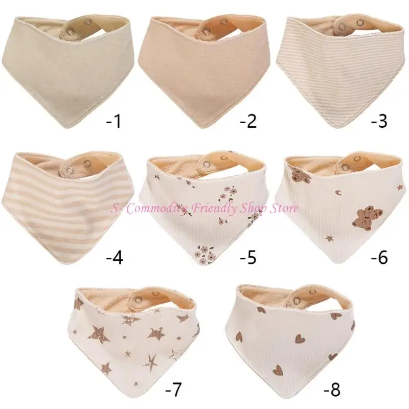 85AE Babero triangular para eructar de tela suave y transpirable - imagen 2