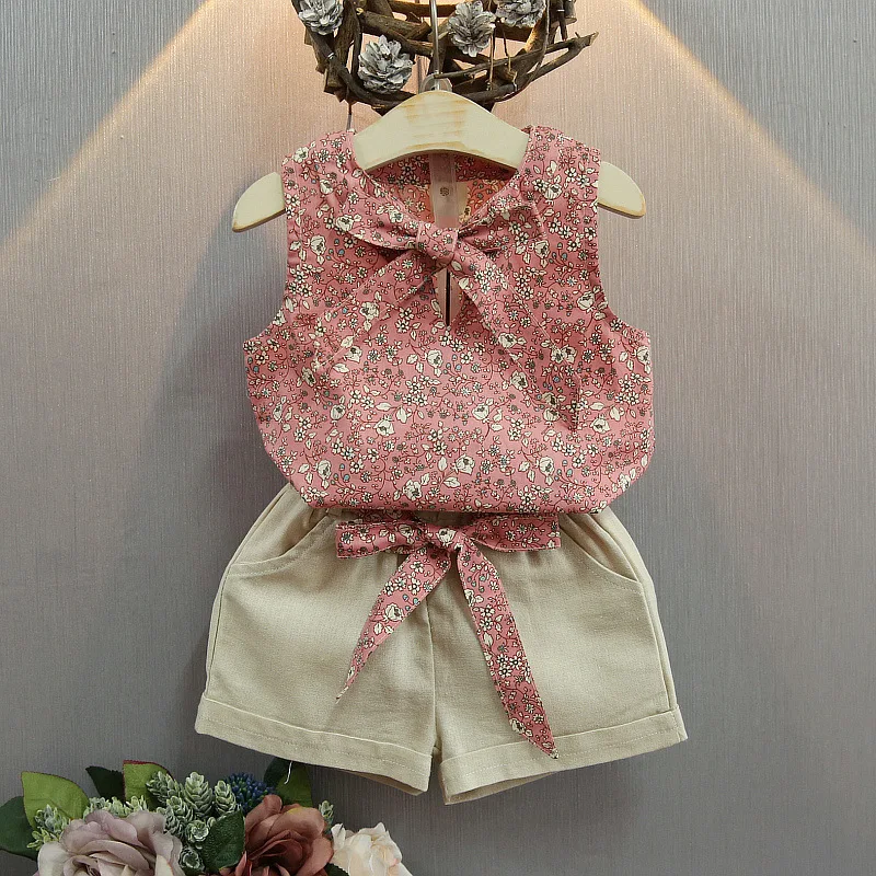 Conjunto de bebé floral bohemio para verano - imagen 3