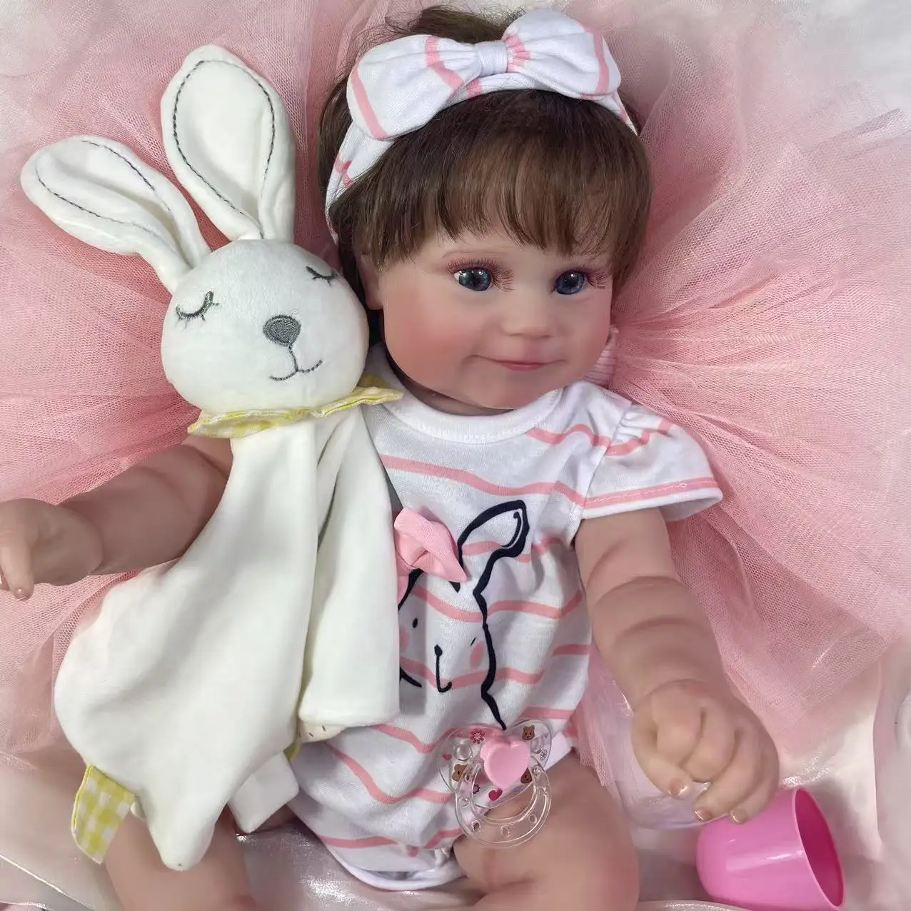 MRB Muñeca Reborn realista siliconas para niña – Piel 3D - imagen 5