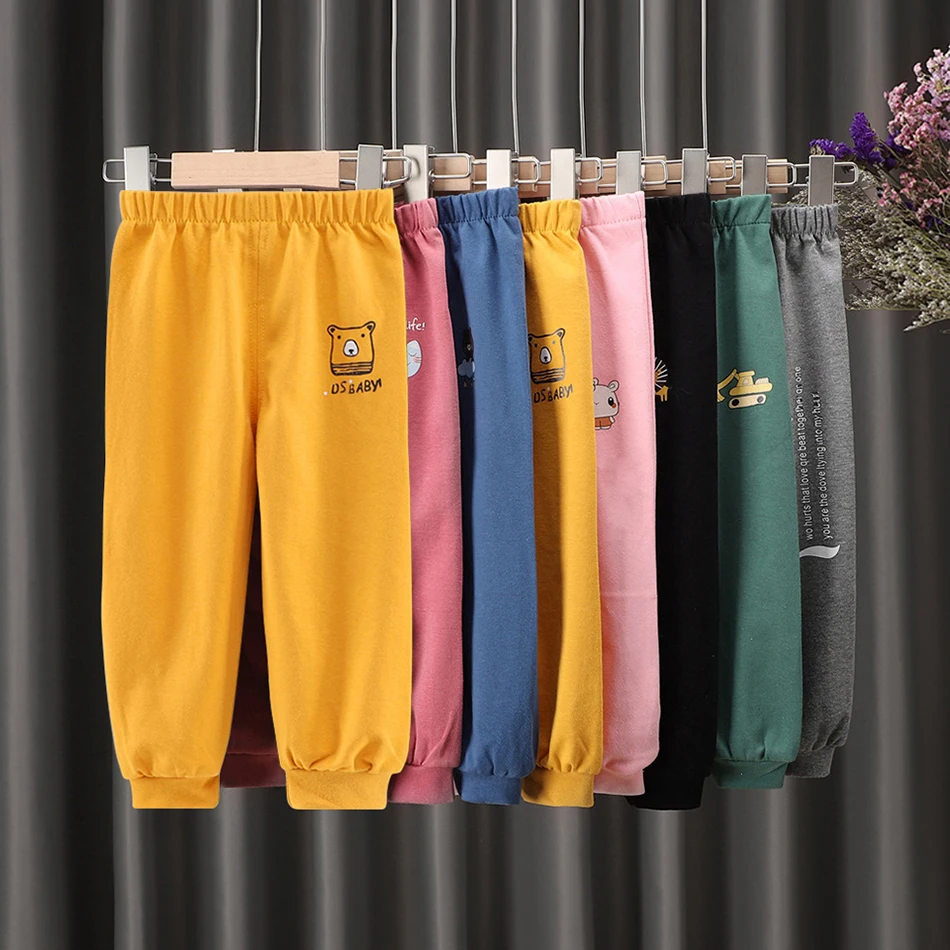 Pantalones capris de algodón con animales para bebé – Cintura elástica - imagen 4