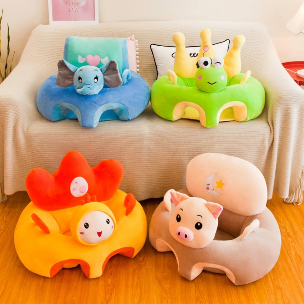 Funda nido de asiento para sofá de bebé – Felpa lavable anticaída - imagen 2