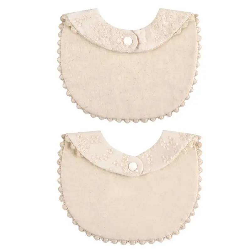 Toalla para saliva bebé algodón beige suave absorbente - imagen 2