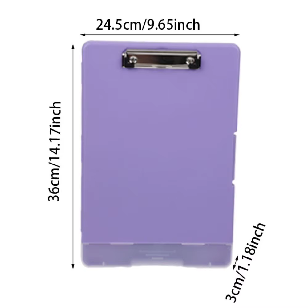 Carpeta A4 multifuncional con ranura para bolígrafo y escritura - imagen 3
