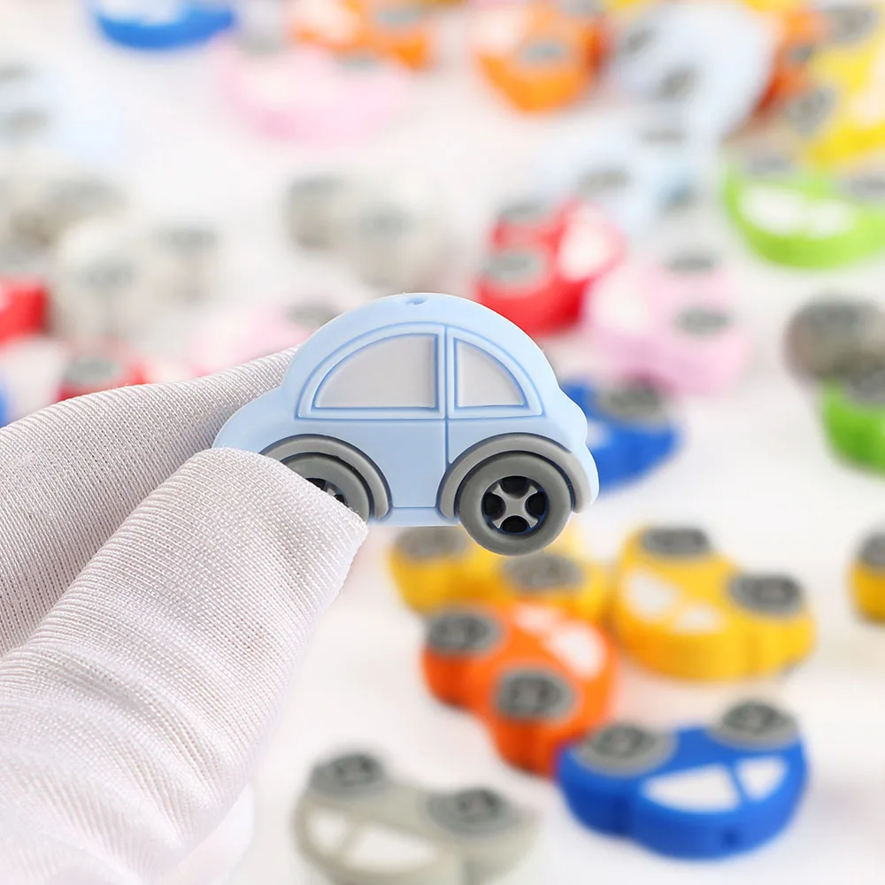 Cuentas de silicona grado alimenticio para collar de dentición bebé - imagen 4