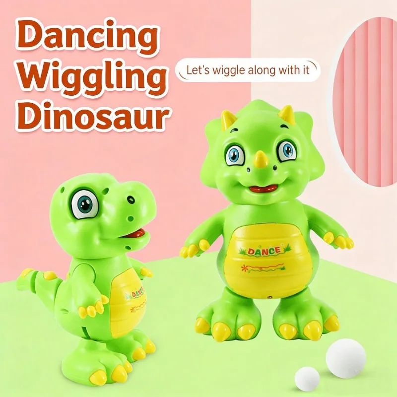 Dinosaurio bailarín eléctrico con luces y sonidos