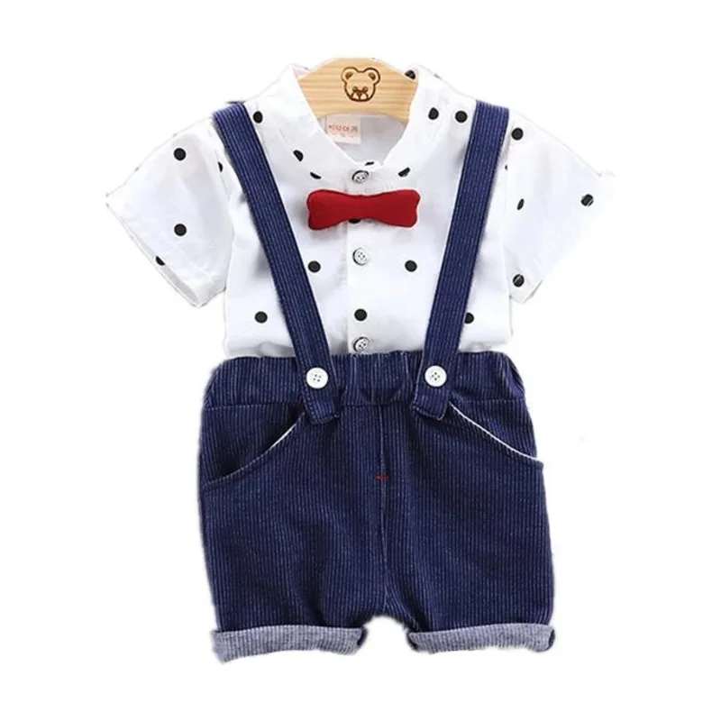 Conjunto verano para bebé: camiseta manga corta y mono – 2 piezas - imagen 3