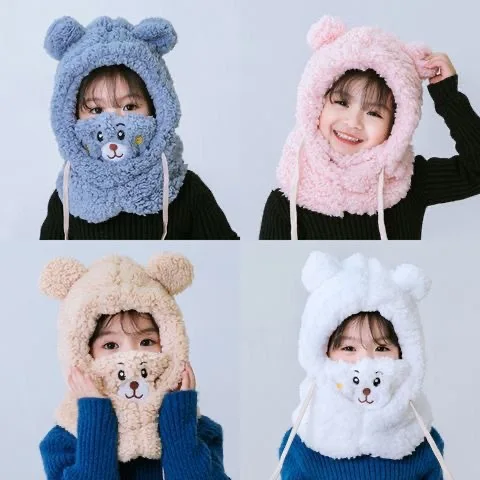 Gorro de felpa con orejeras para niño – Cálido cortavientos invierno - imagen 2