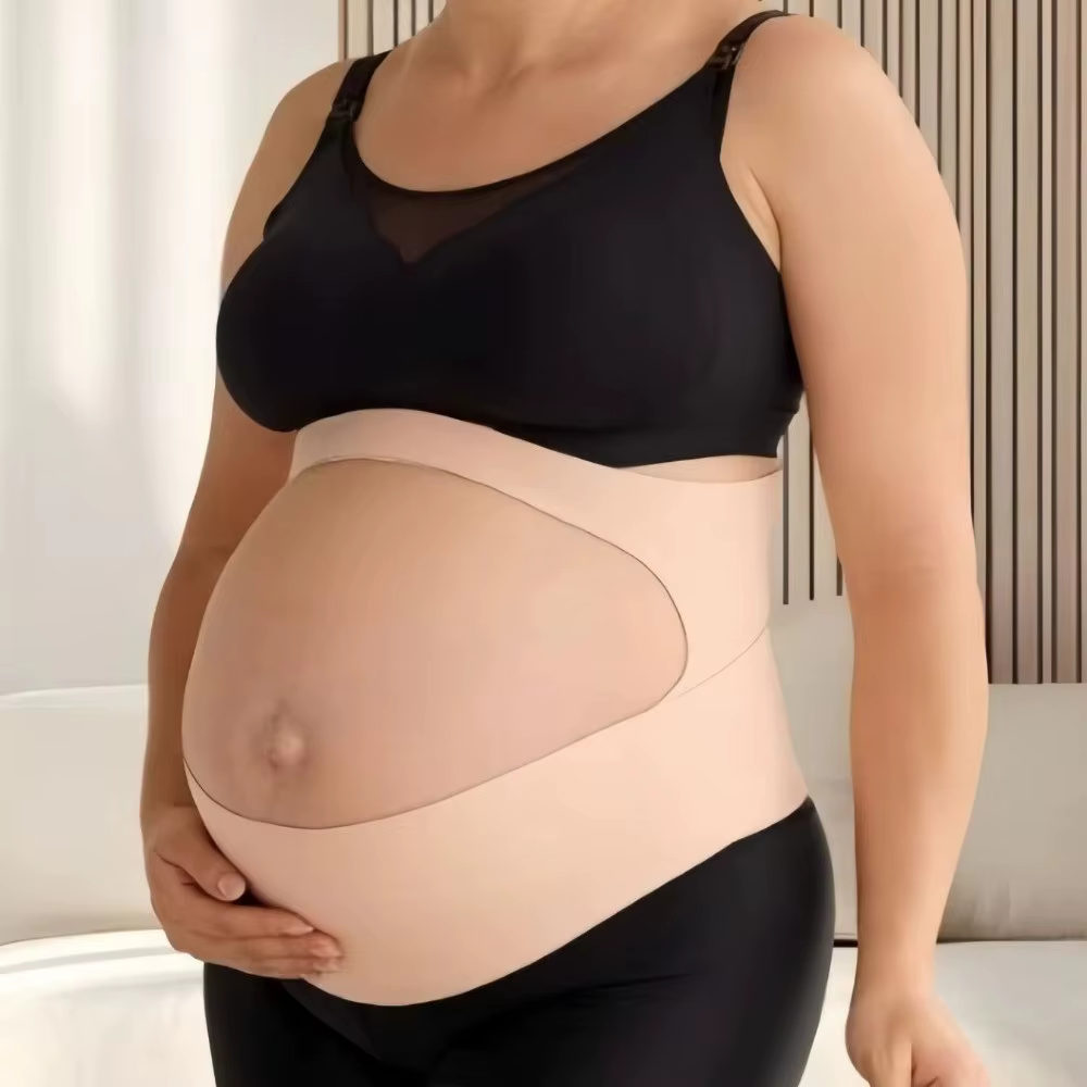Faja de embarazo ajustable de una pieza - Soporte suave para vientre - imagen 3