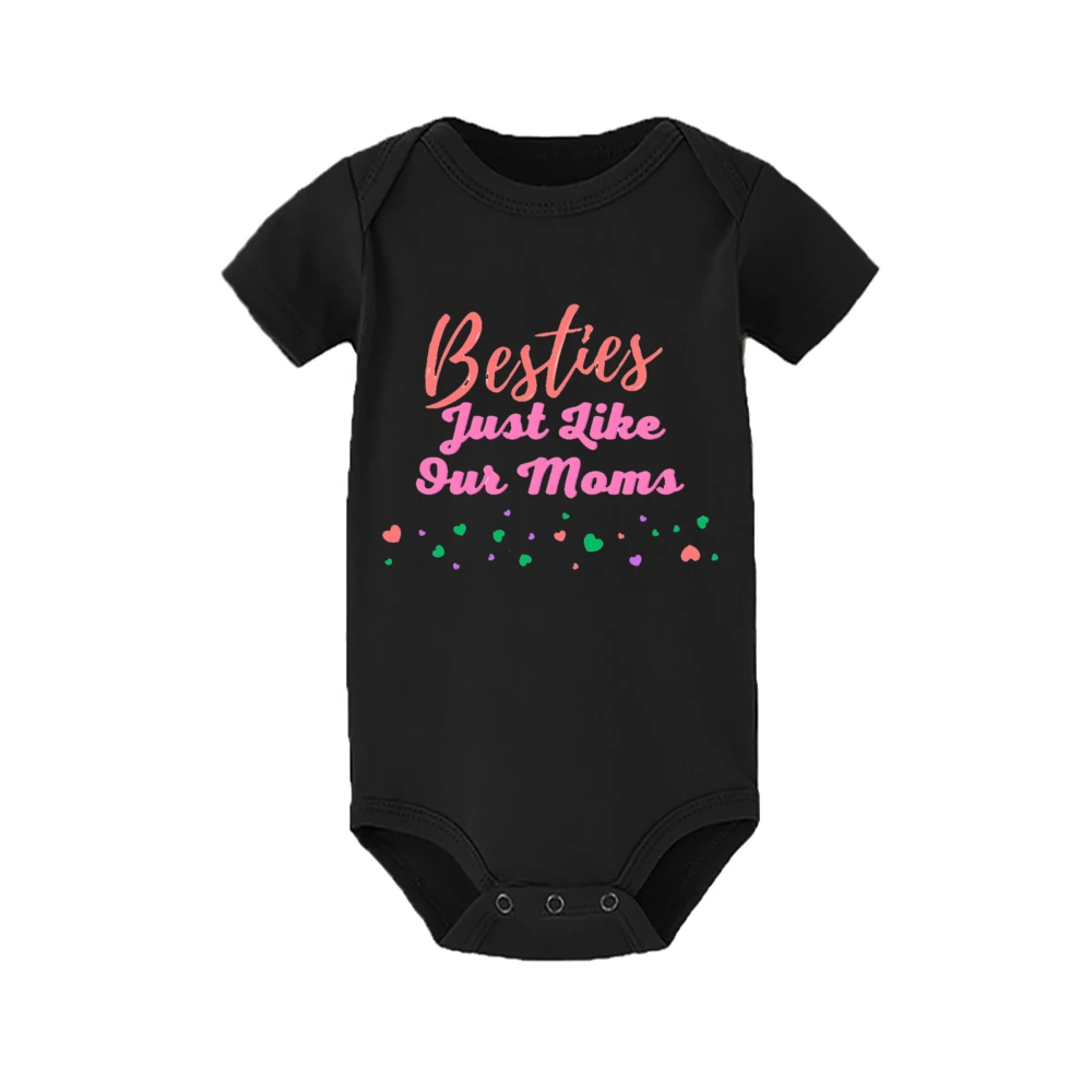 Besties Like Our Moms body de bebé para niña, pelele suave