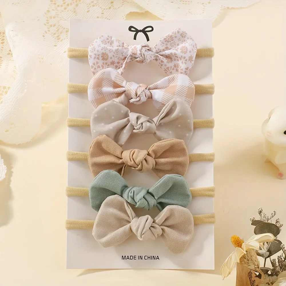 Diademas con lazo estampado para niñas - Accesorios de pelo infantiles - imagen 3
