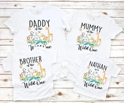 Camiseta personalizada Wild One con nombre para niñas y niños