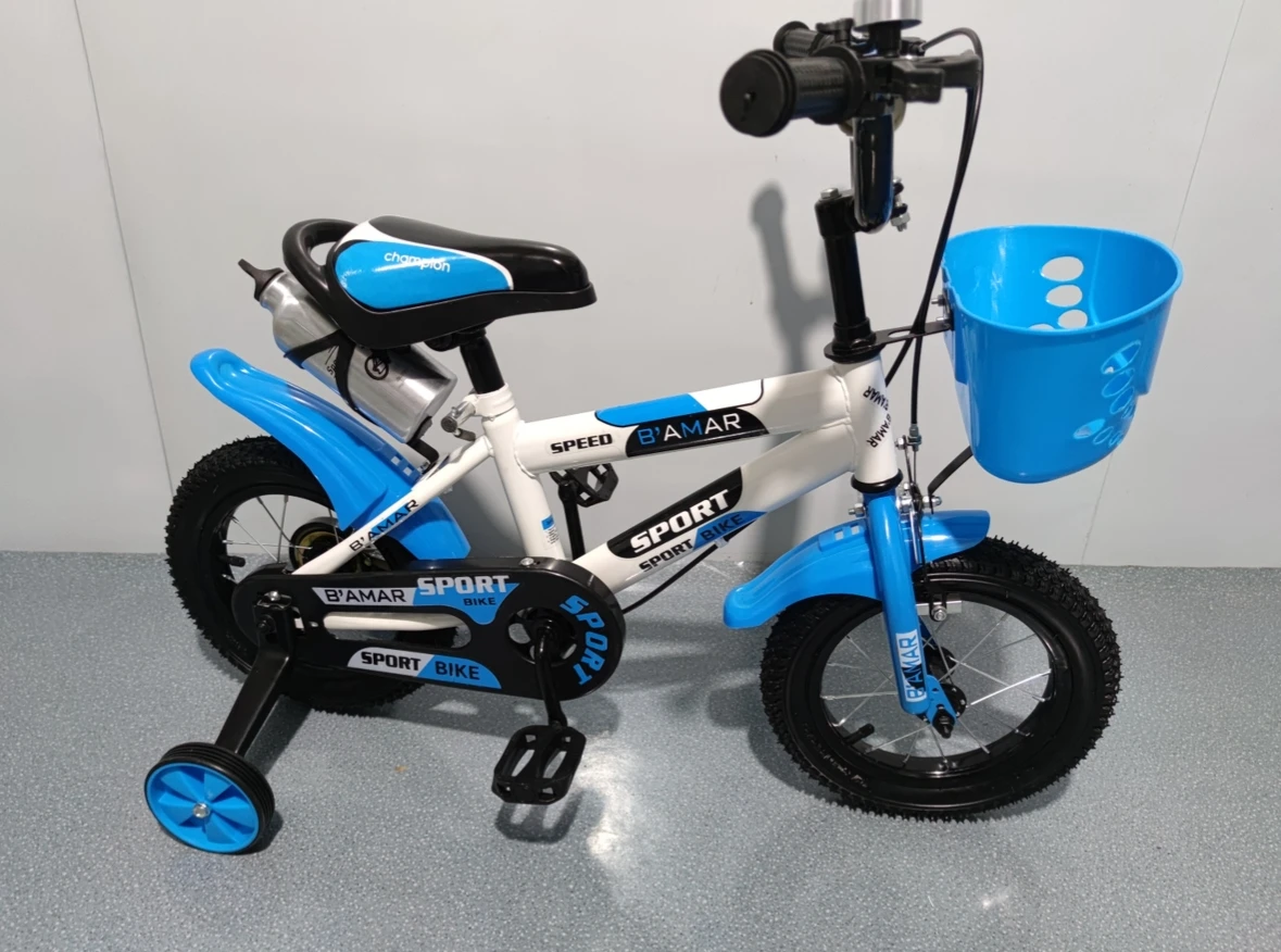 Detalle de la bici para niños