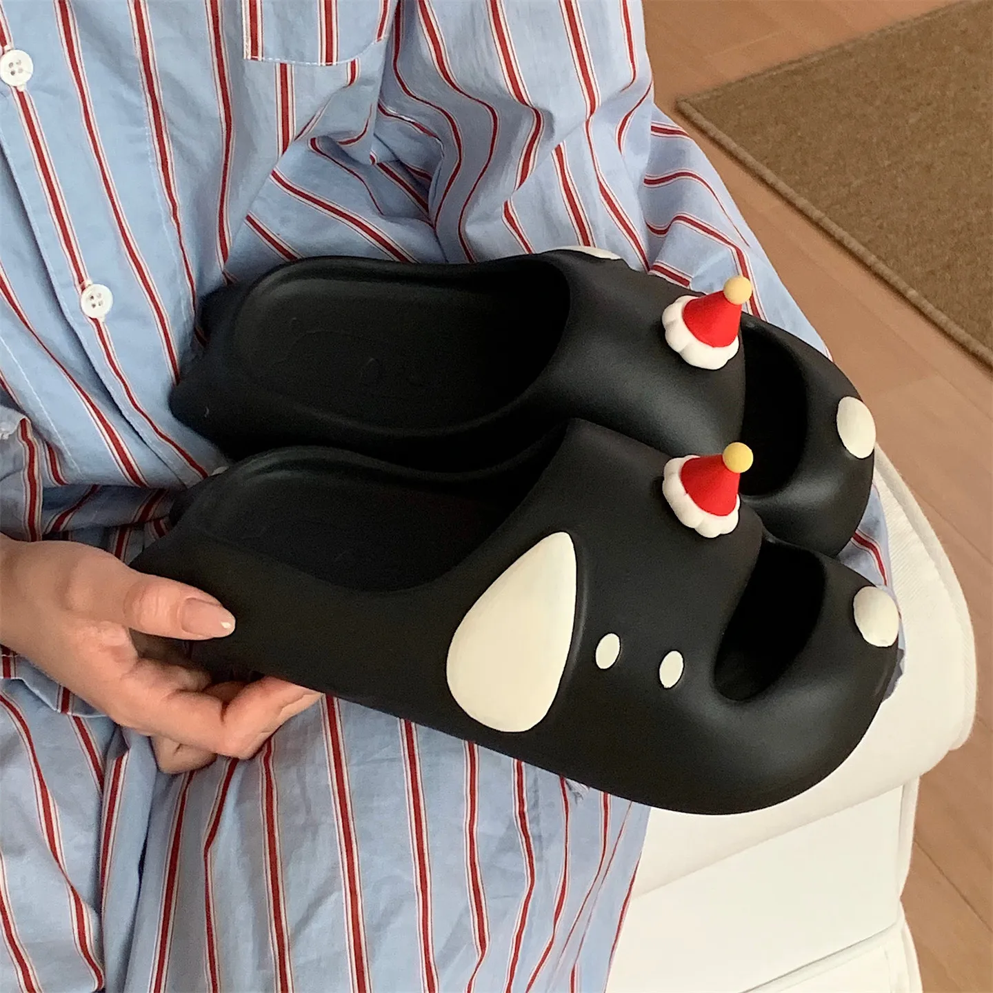 Zapatillas de casa EVA blandas con perrito de dibujos animados - imagen 4
