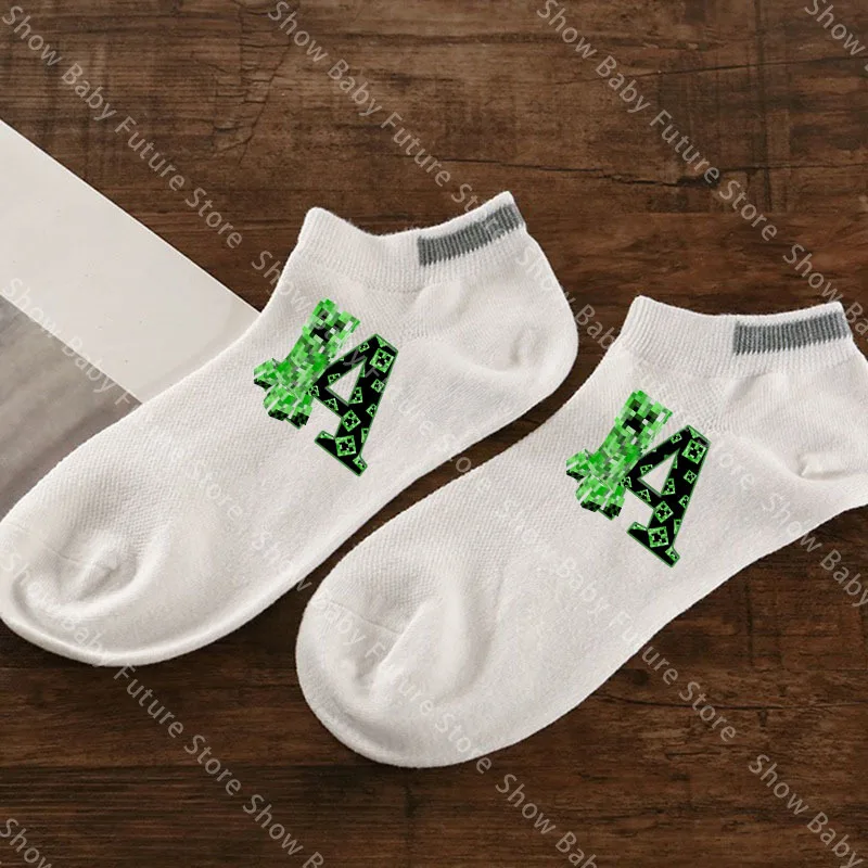 Calcetines altos para niño de algodón tierno con dibujos - imagen 4
