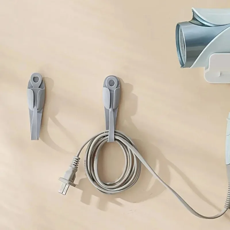 Clip de organizador de cables en uso