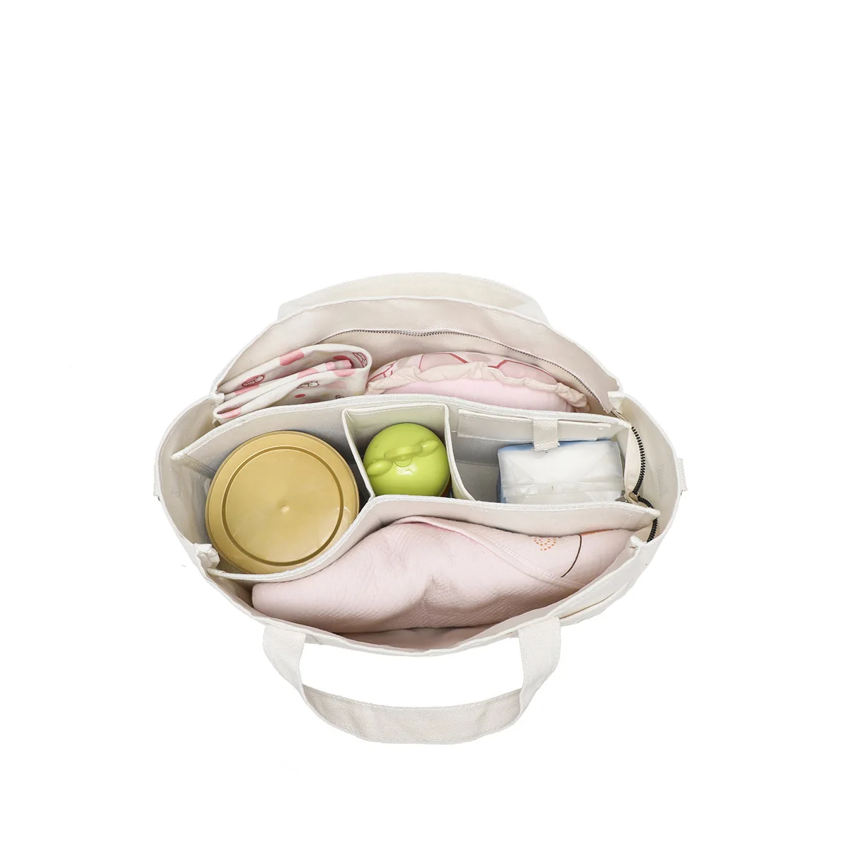 Bolsa maternal de lona bordada con bolsillos - Portabebés - imagen 3
