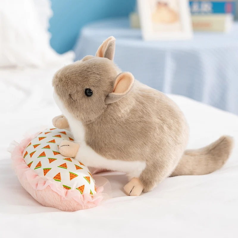 Peluche de chinchilla suave y realista para regalo infantil - imagen 5
