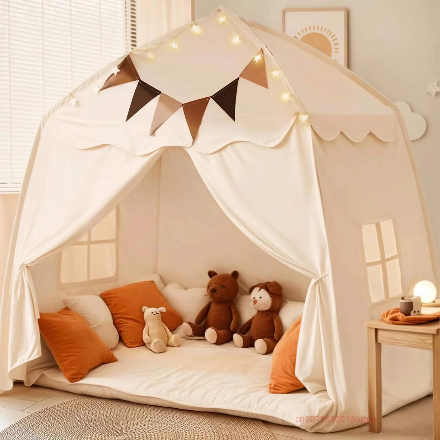 Tienda de juego infantil con dosel para dormitorio - imagen 5